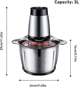 2U1 Električni Blender i Sjecko 3l